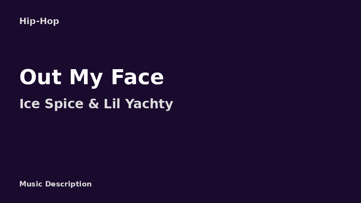 Ice Spice – Out My Face